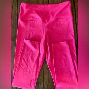 ZYIA Squat proof Leggings- Hot Pink Light and Tights size 4